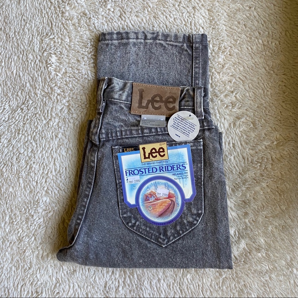 ☆ Deadstock Vintage Gray Lee Jeans ☆